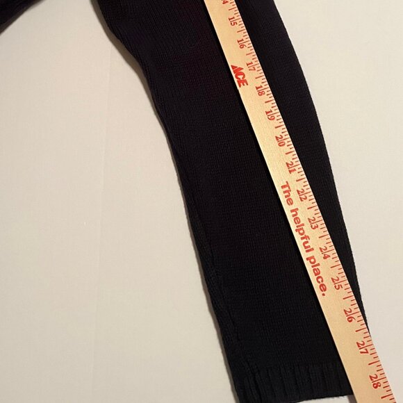 Talbots NWOT Black Fair Isle Cotton Blend Long Sleeve Sweater Size 1X - Picture 5 of 9